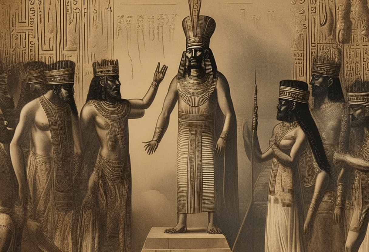 Alalu being crowned the King of Nibiru