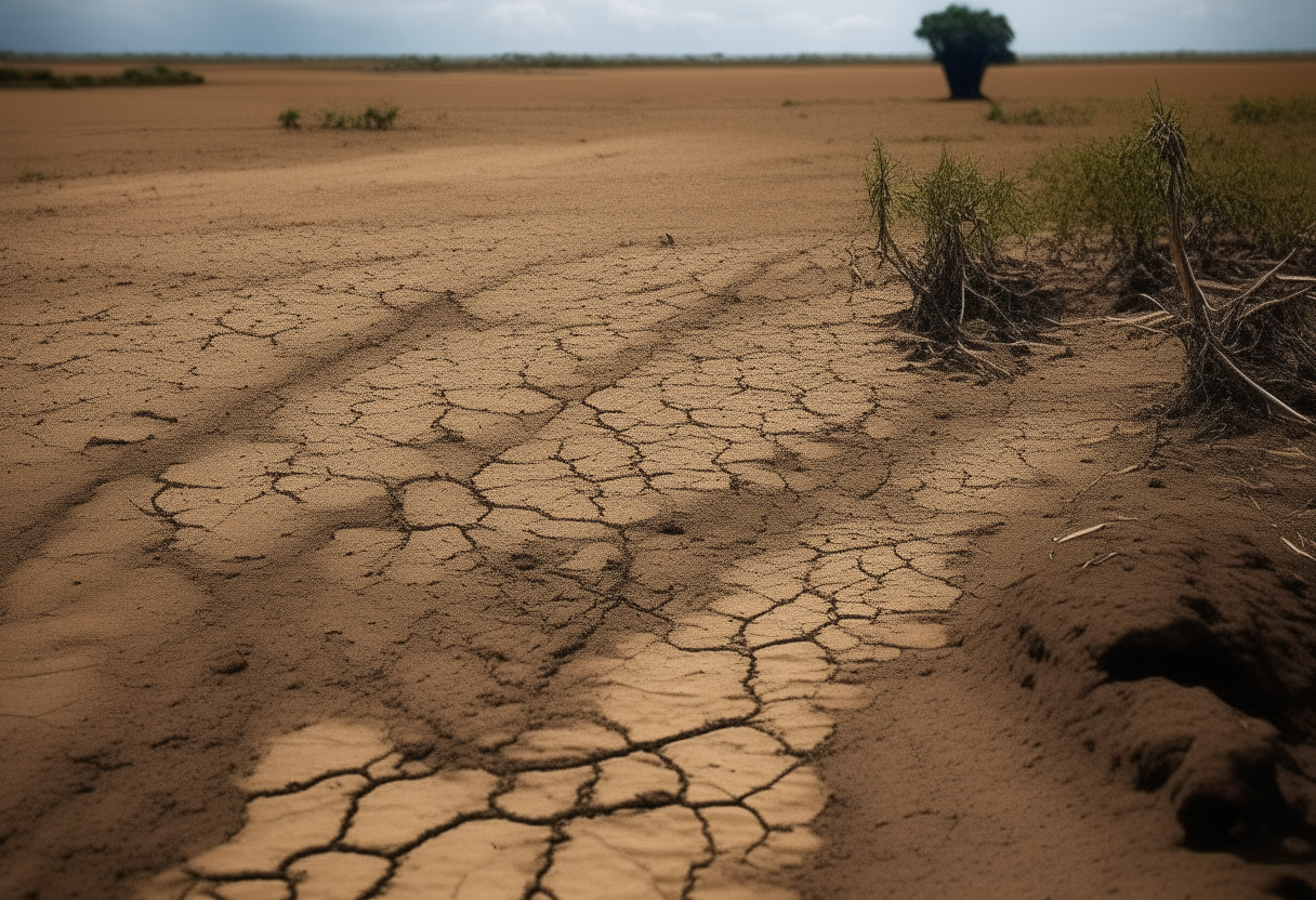 Drought and famine spread across the land