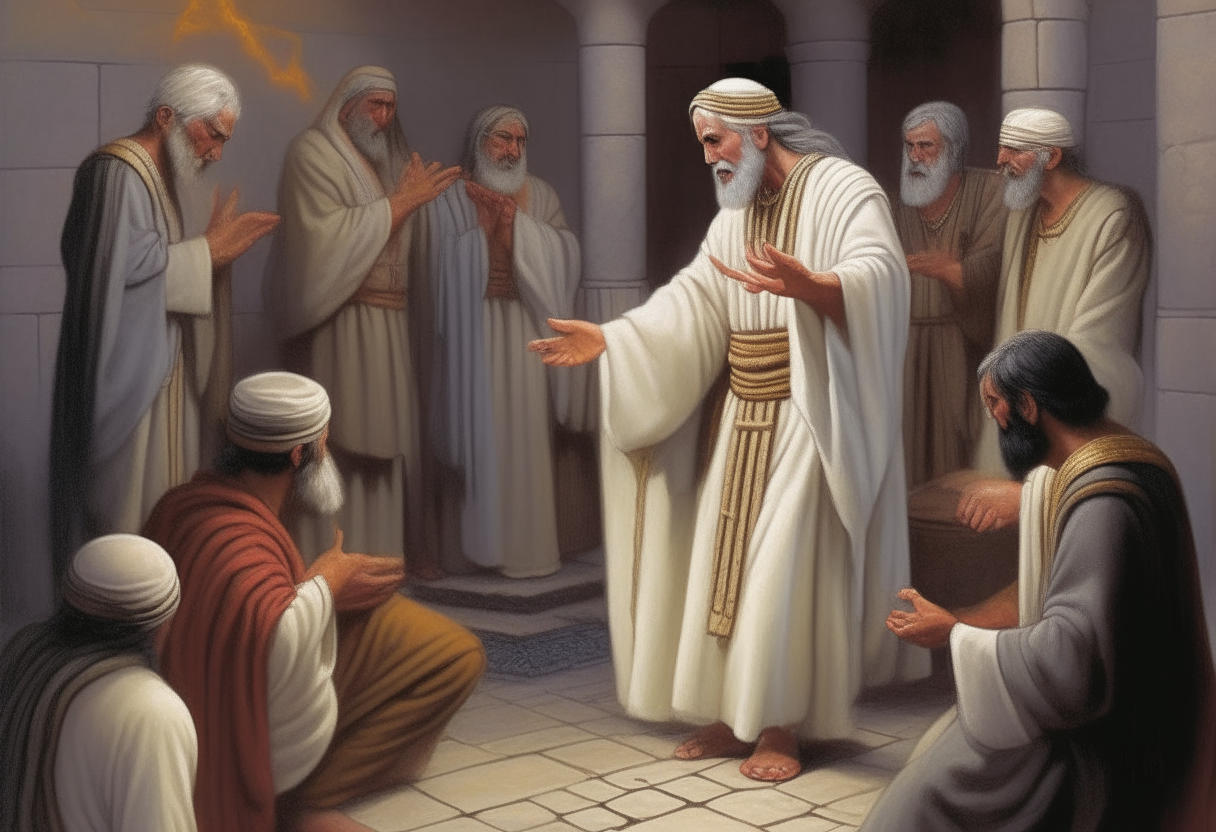 Alalu ordered the priests to make sacrifices