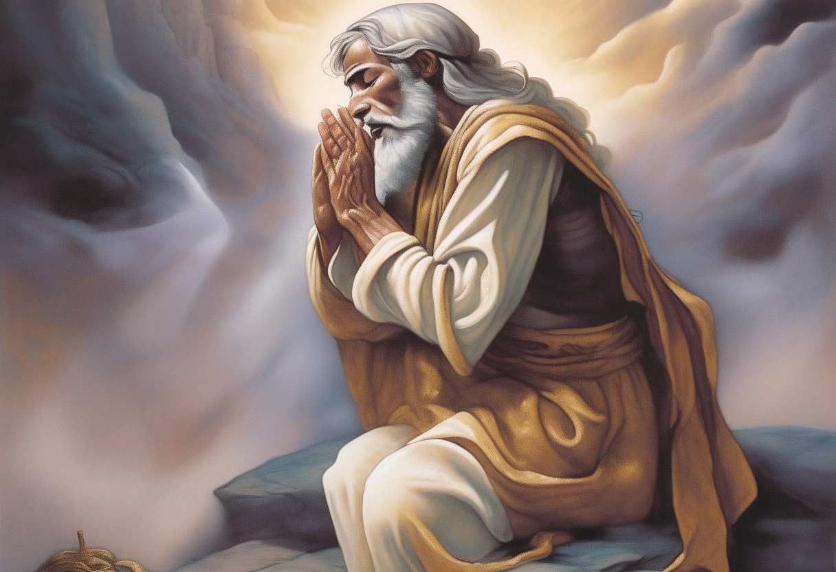 Alalu prayed to the gods for salvation