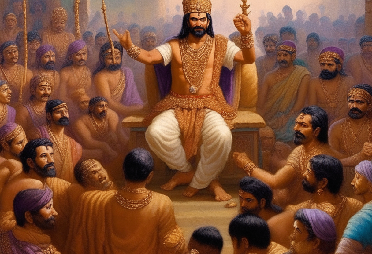 Prince Anu helped organize the suffering people