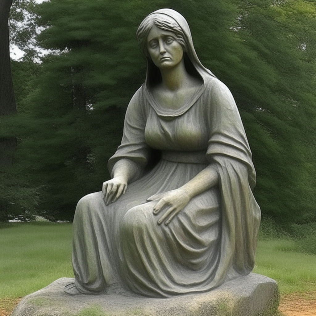uma estatua grega de mulher 