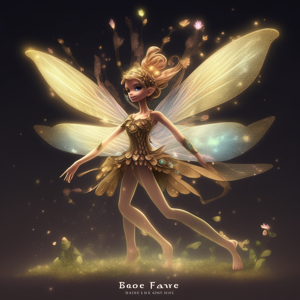 fairy from image 1 with shimmering animated wings