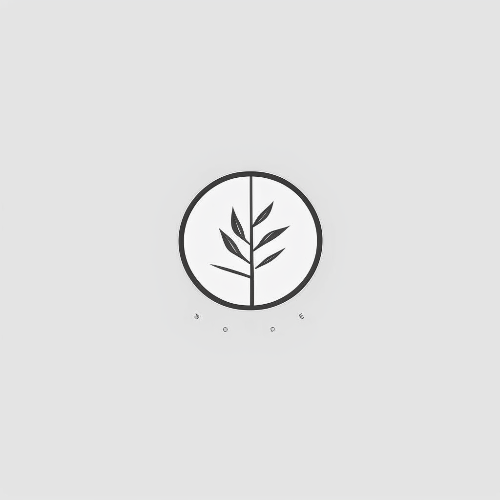 A minimalist logo for an interior design company, using typography and a simple icon that conveys creativity and transformation of living spaces