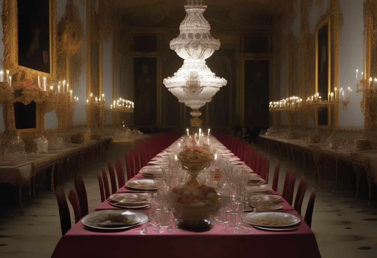 A dinner in the palace 