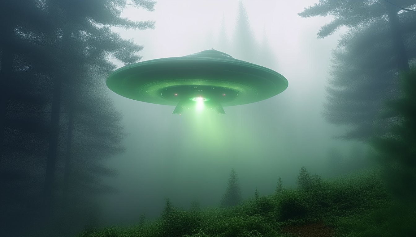 ufo dropping off xenomorphic aliens looking wicked nightmarefuel