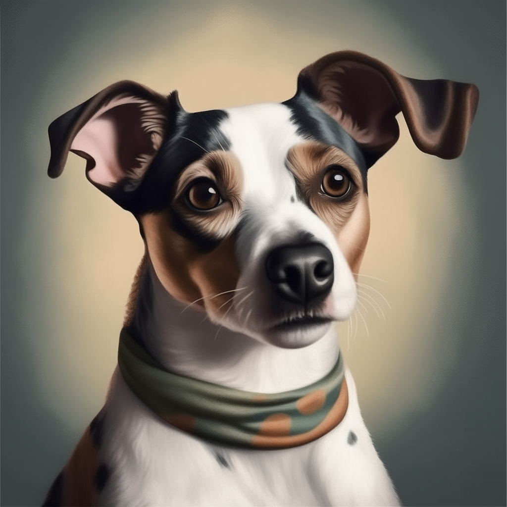 Un retrato estilizado de tu mascota favorita