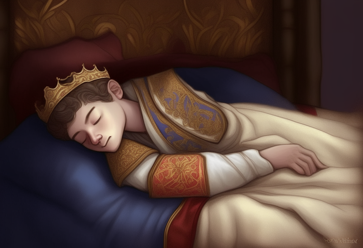 A prince sleeping 