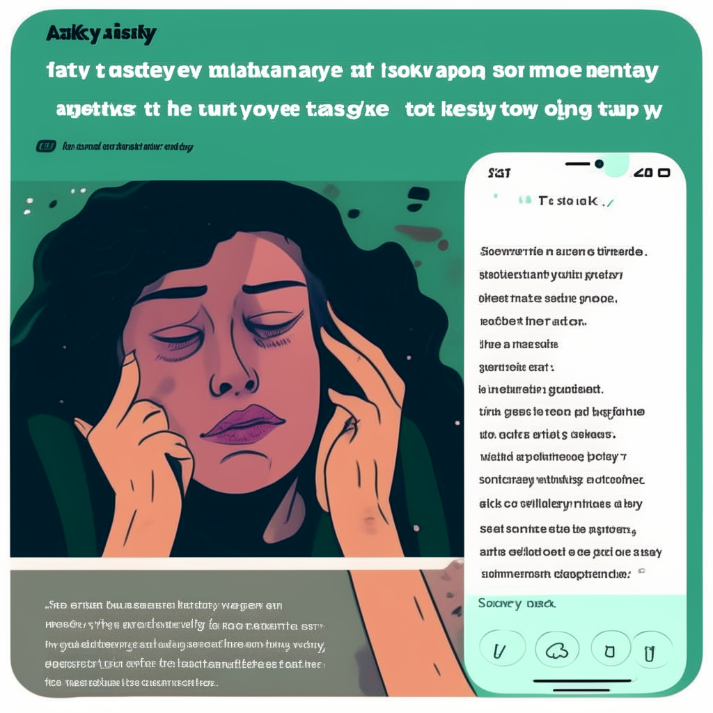 screenshot of a Talkspace Instagram post about anxiety