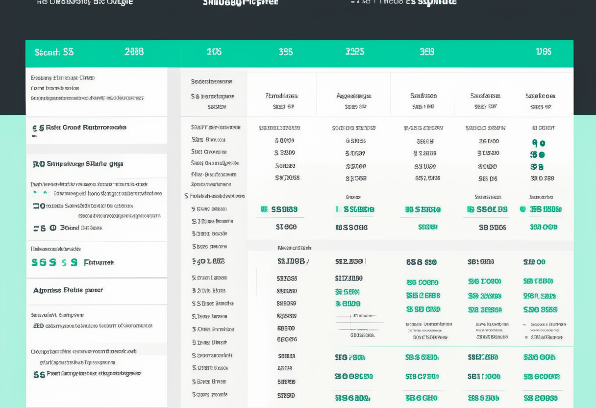 Chart comparing Talkspace's subscription plans and included features