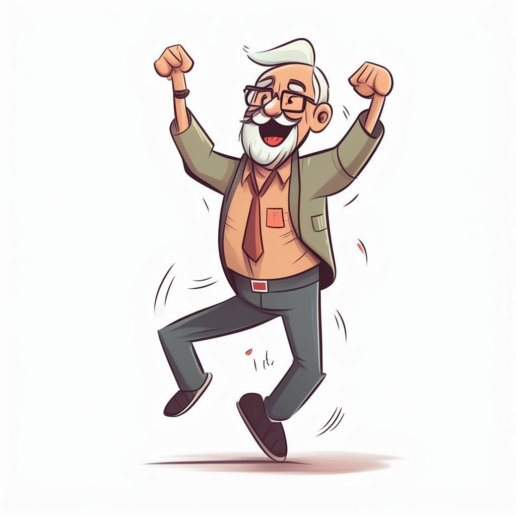 Daddy cartoon dancing