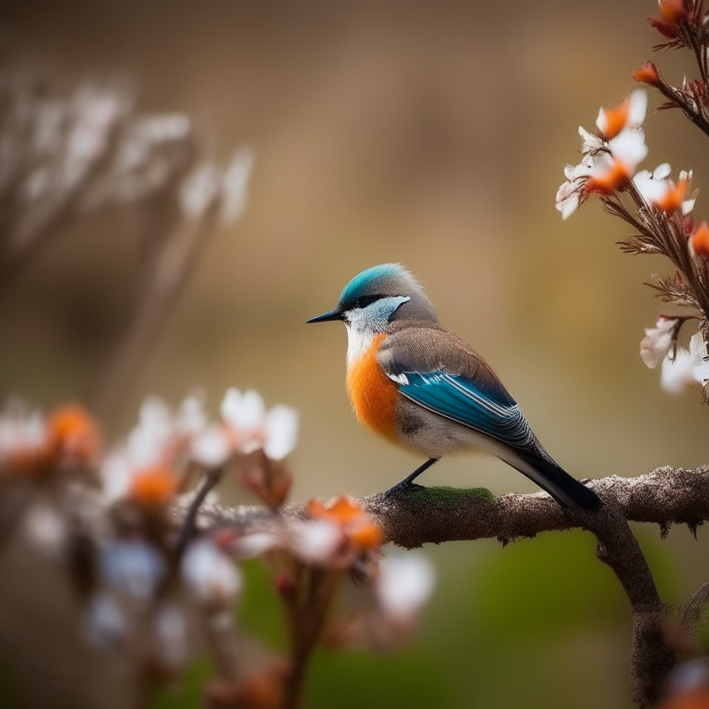 The beautiful bird had been waiting for this moment for months, ever since the last winter had ended and the spring had brought new life to the land.
