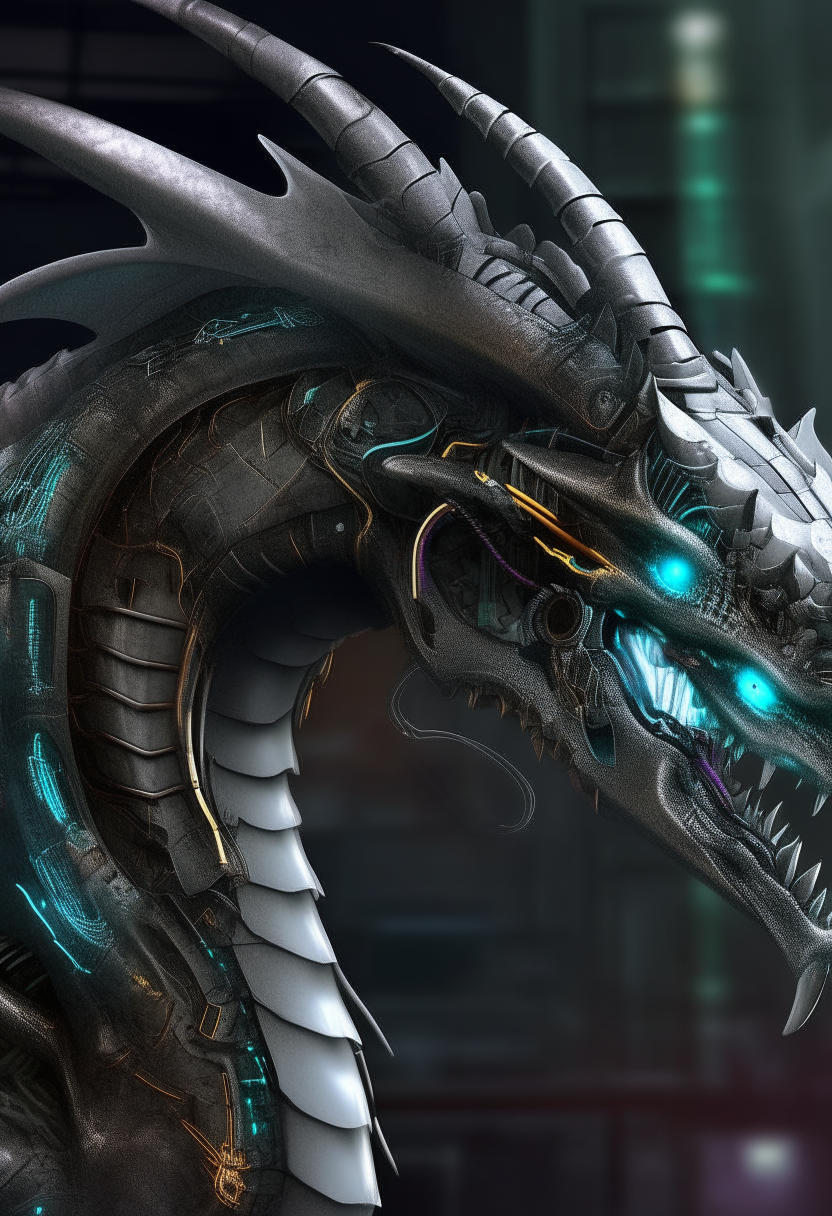 cybernetic dragon