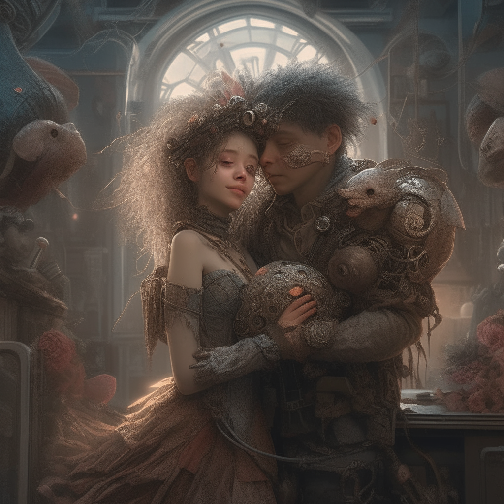 There is only love all around, 

trending on artstation, 

sharp focus, 

studio photo, 

intricate details, 

highly detailed, 

by greg rutkowski