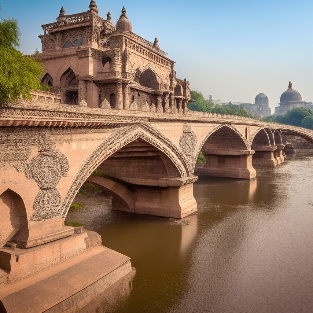 Discover Rajah Mundry's historic bridge, an architectural marvel with graceful arches that narrate centuries of tales. From ancient markets to the modern skyline, the bridge provides a panoramic view of the city's rich history. Ornate carvings on each arch depict scenes of festivals, royal processions, and cultural celebrations, offering a visual journey through time. As you traverse this bridge, connect with Rajah Mundry's enduring spirit, where tradition and modernity harmonize in a captivating dance across the ages.