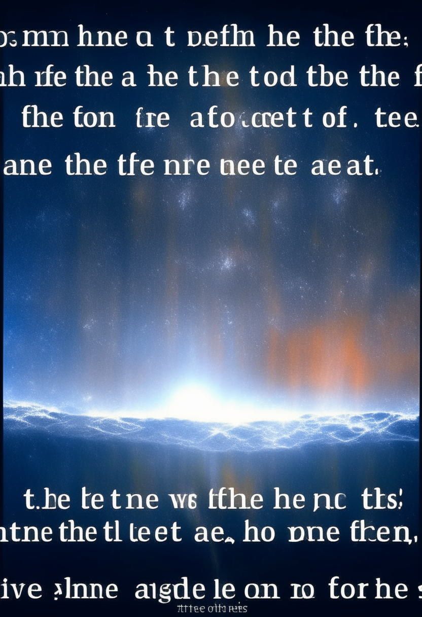 In the beginning God created the heavens and the earth. 2 Now the earth was formless and empty, darkness was over the surface of the deep, and the Spirit of God was hovering over the waters.