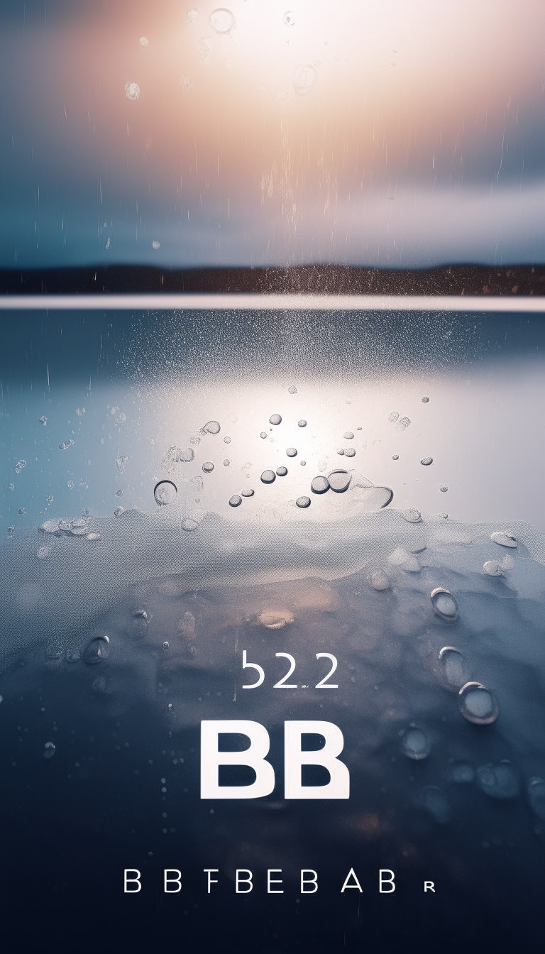 "From the depths of the sky, Vitamin B12 descends in a gentle rain, infusing the water with its powerful properties and creating a mesmerizing sight."