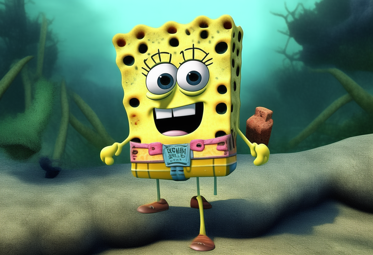 Di sebuah kota kecil yang dikenal sebagai Bikini Bottom, hiduplah seekor spons yang sangat bersemangat bernama SpongeBob SquarePants. SpongeBob adalah karyawan yang rajin dan penuh semangat di Krusty Krab, restoran cepat saji yang terkenal dengan Krabby Patty-nya. Namun, di luar jam kerjanya, SpongeBob memiliki hobi yang sangat dia cintai: mancing