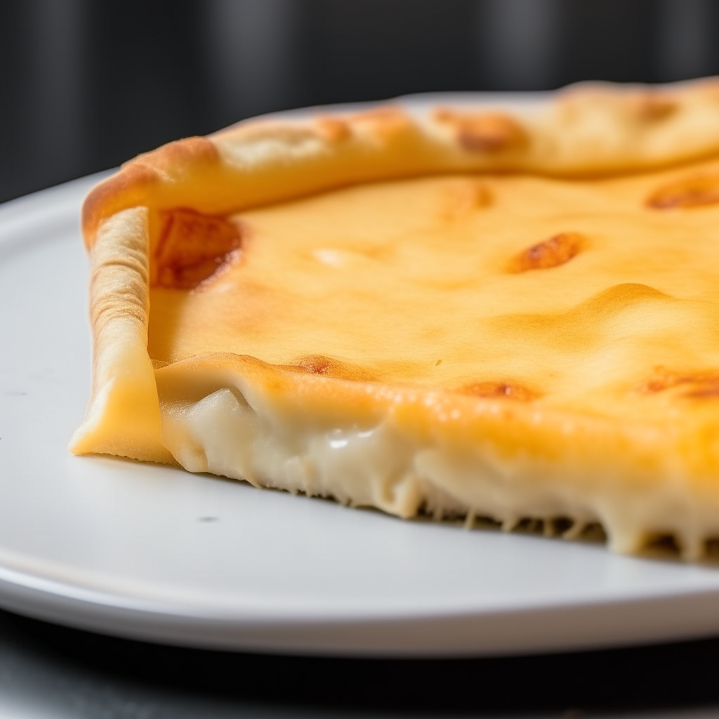 a slice of cheese pizza on a white plate