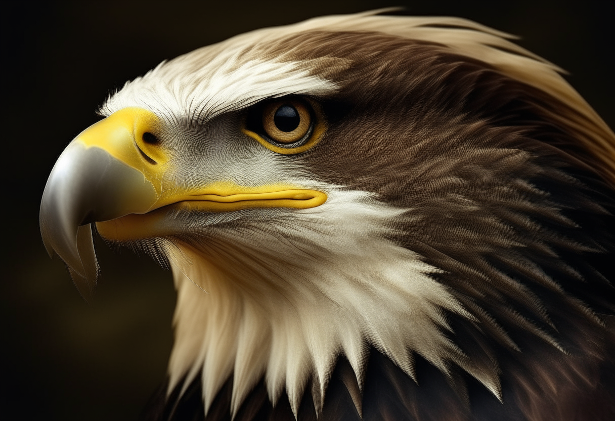 The Face of an Eagle: Represents vision and foresight,