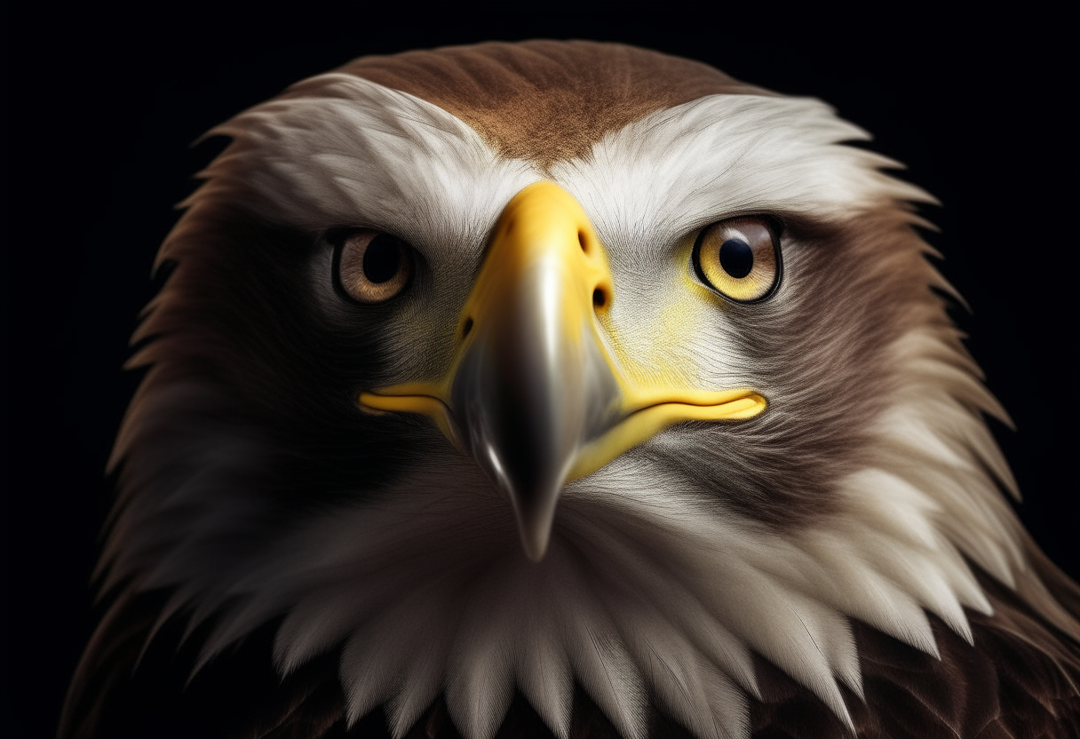 The Face of an Eagle: Represents vision and foresight, all images in one picture