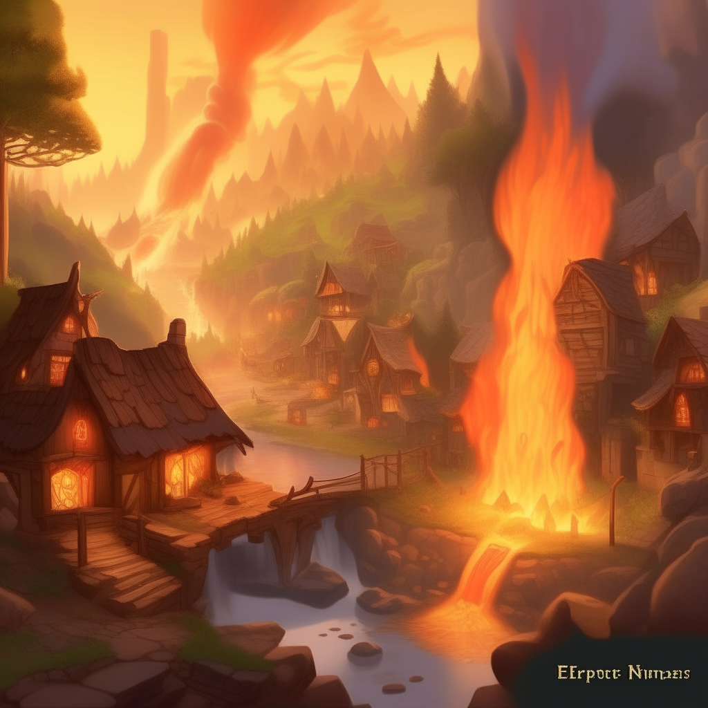 Wildfire's journey began in the tranquil village of Emberfall, where she discovered her unique ability to control and extinguish flames. 
