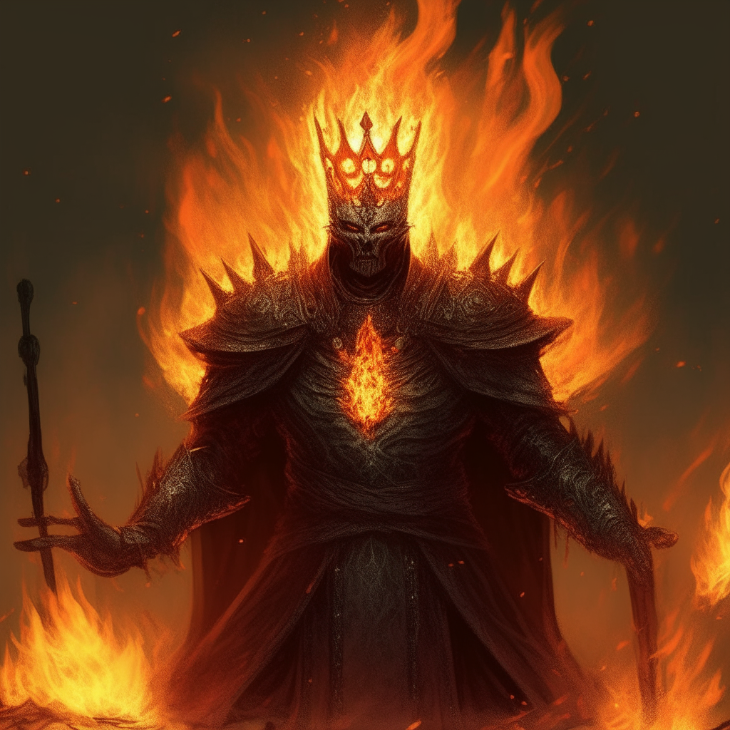 King Pyron reign was defined by flames and terror, as he utilized fire to control his subjects.
