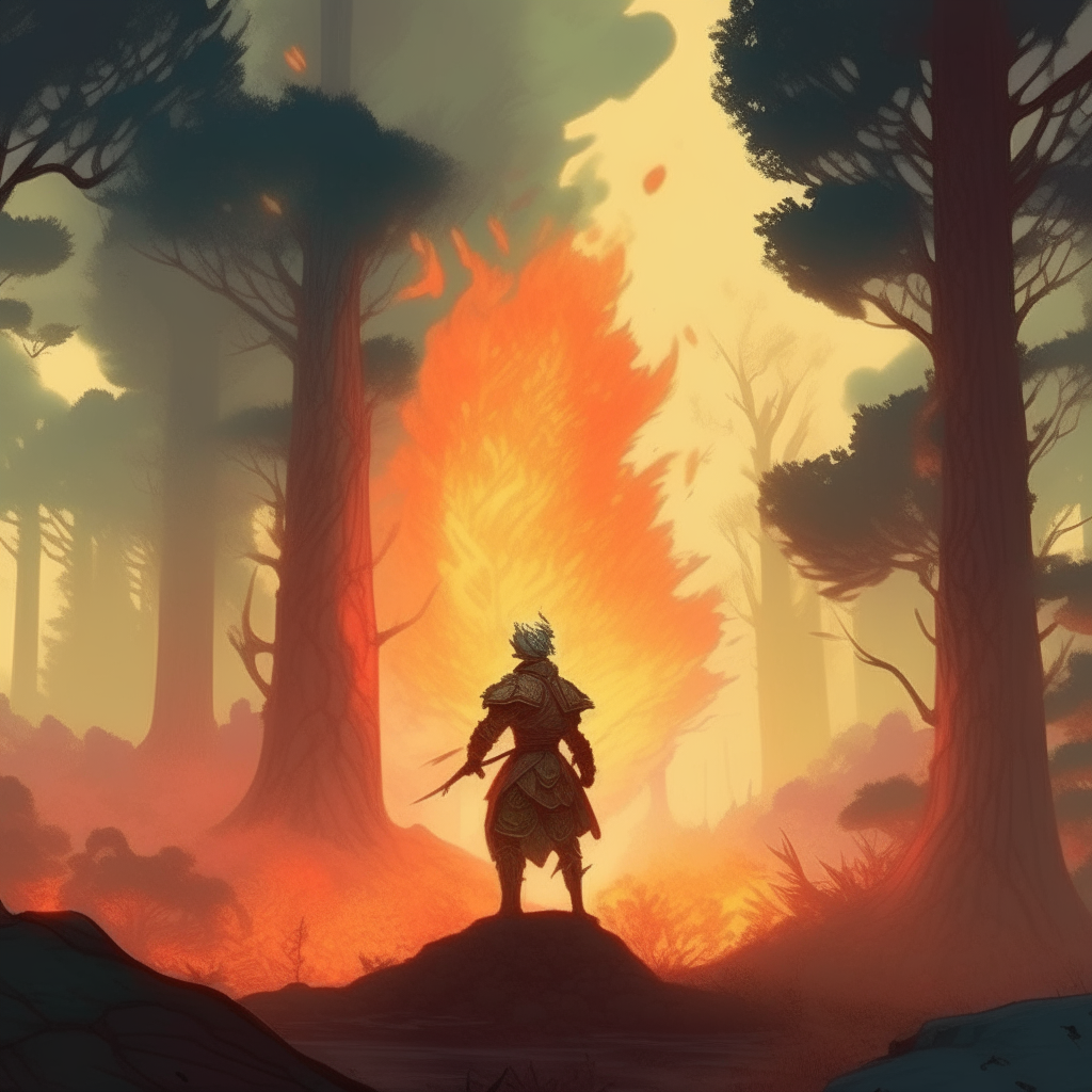 Wildfire became a guardian of the forests, a defender of the weak, and a beacon of courage.