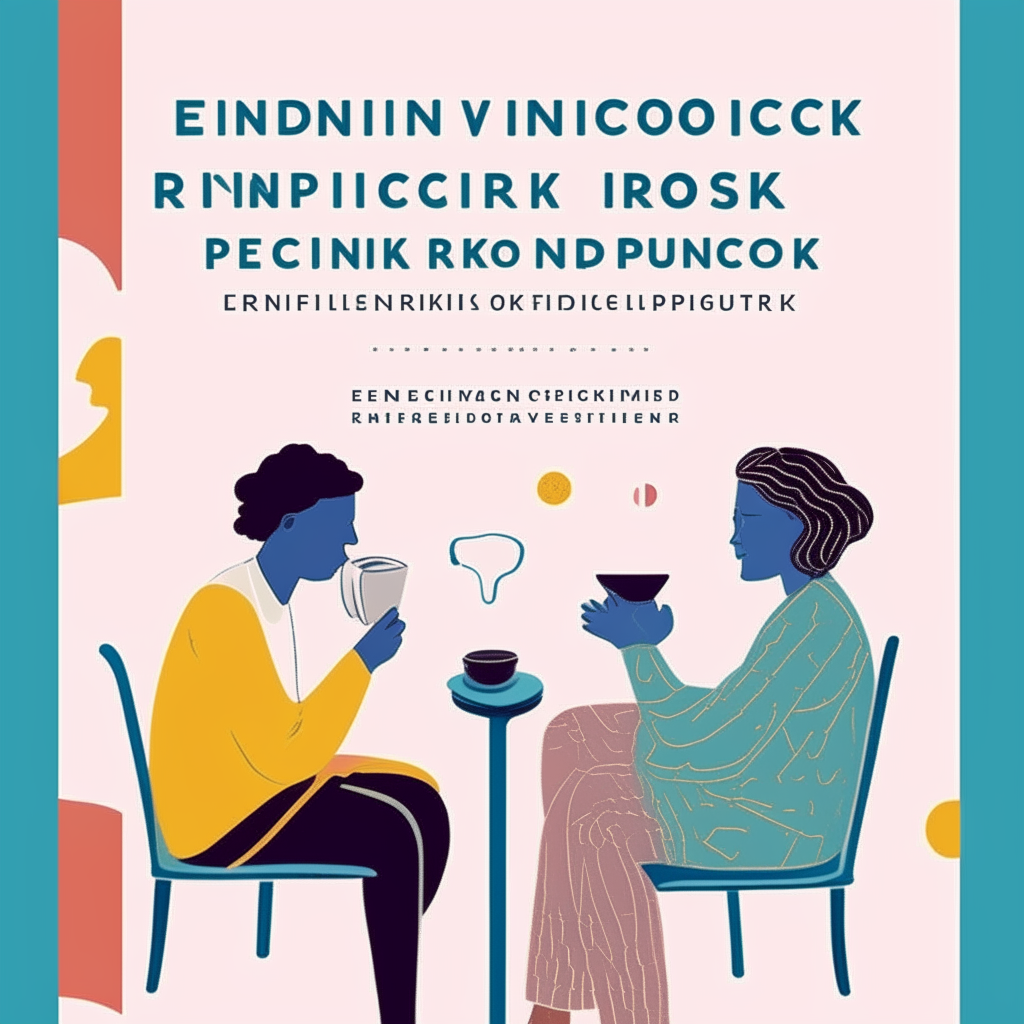Cover of a book titled 'English Conversation Practice' with illustrations of two people in conversation
