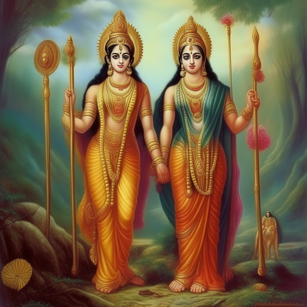 GOD RAM SITA AND LAKSHMAN
