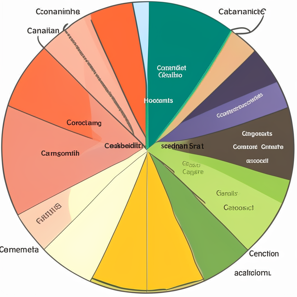 A pie chart showing member self-assessments of speaking skills: 75% excellent, 12.5% good, 12.5% intimate. The chart is divided into colored slices with labels