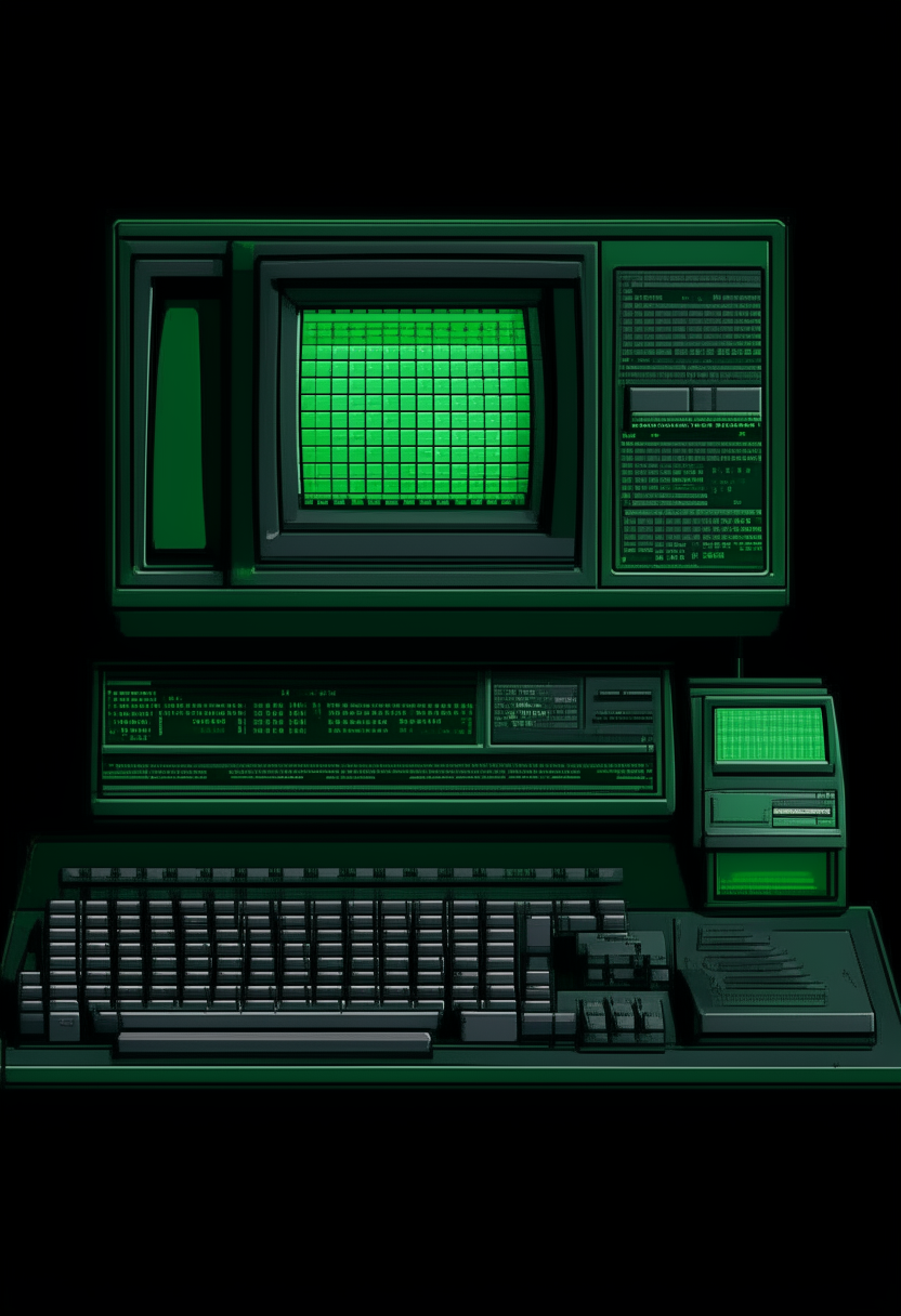 A retro green-colored computer terminal displaying 'Malachite Gaming' against a black backdrop, pixel art, 460x200