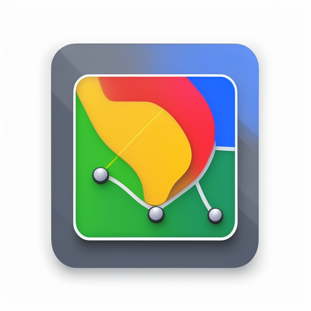 Google Maps app icon on iOS Google Maps app icon on Android
