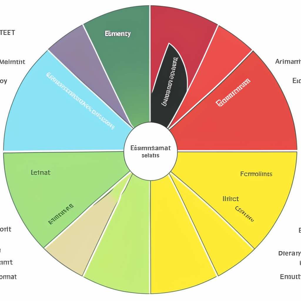 Image of a pie chart divided into five sections labeled with the Big Five personality traits (Openness, Conscientiousness, Extraversion, Agreeableness, Neuroticism): Highlighting their most significant contribution - The Five-Factor Model (FFM) of personality.