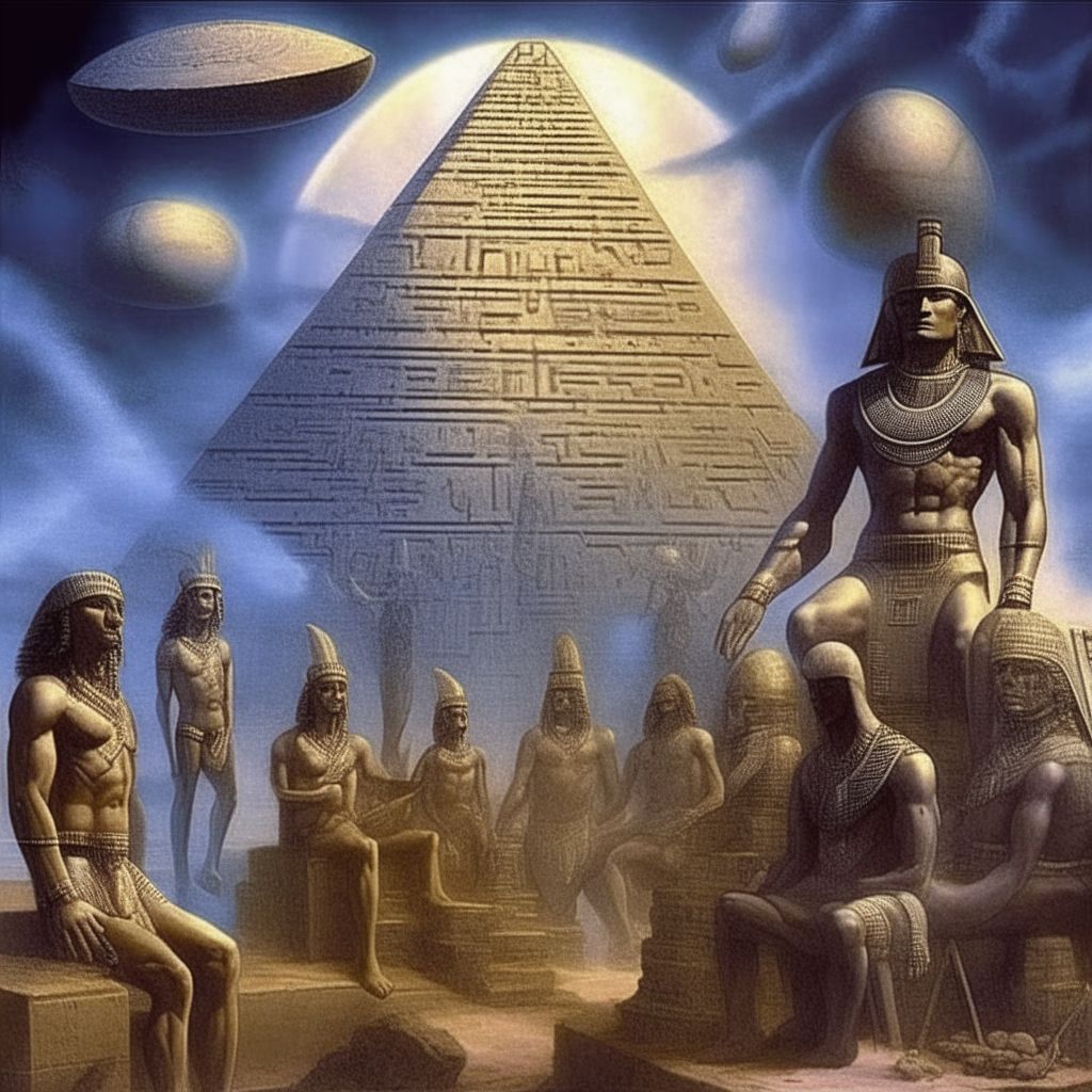 Over time, the Annunaki returned to their planet, leaving humans to develop on their own on Earth