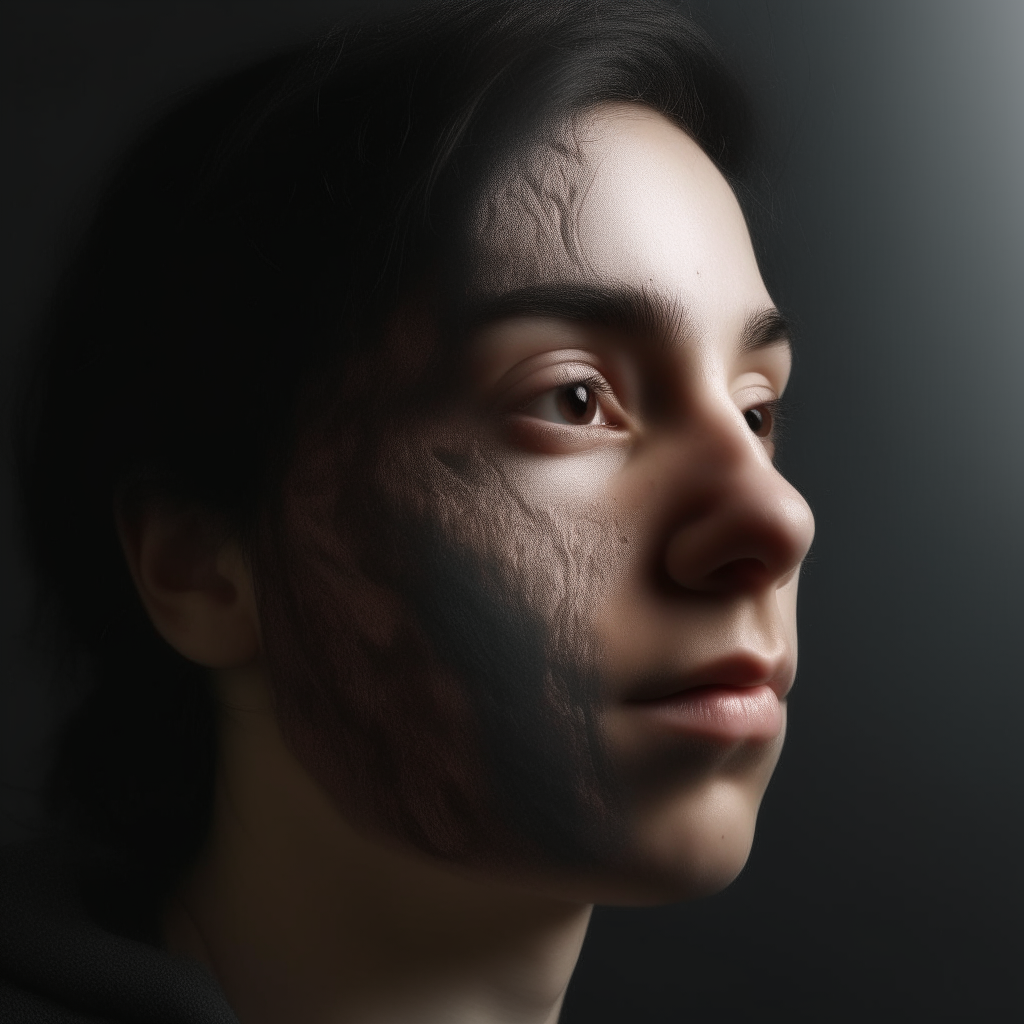 Image-14 with the face replaced by the close-up from image-20