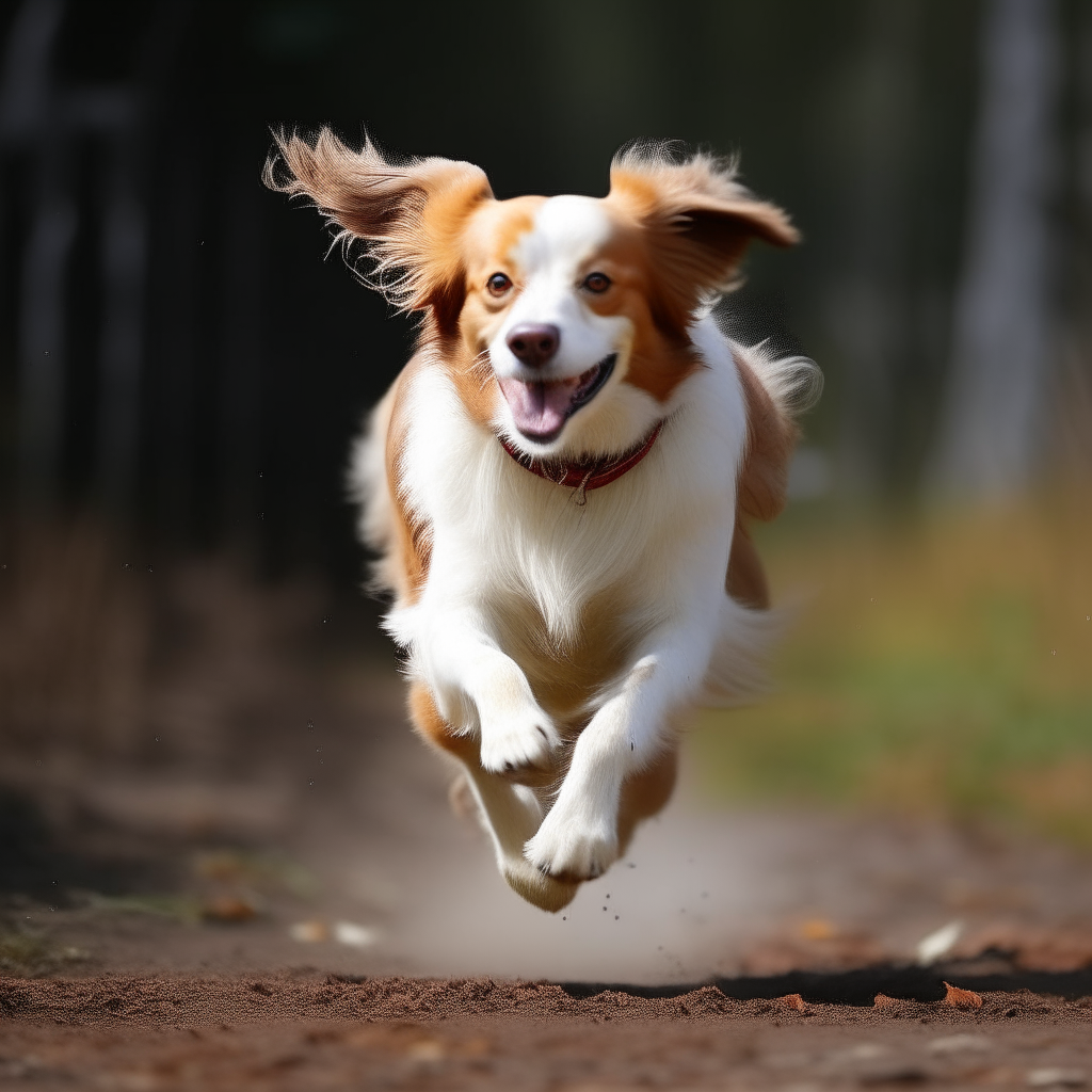 dog running