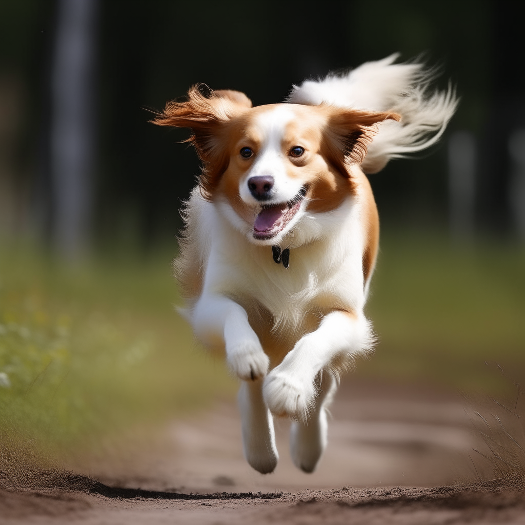 dog running