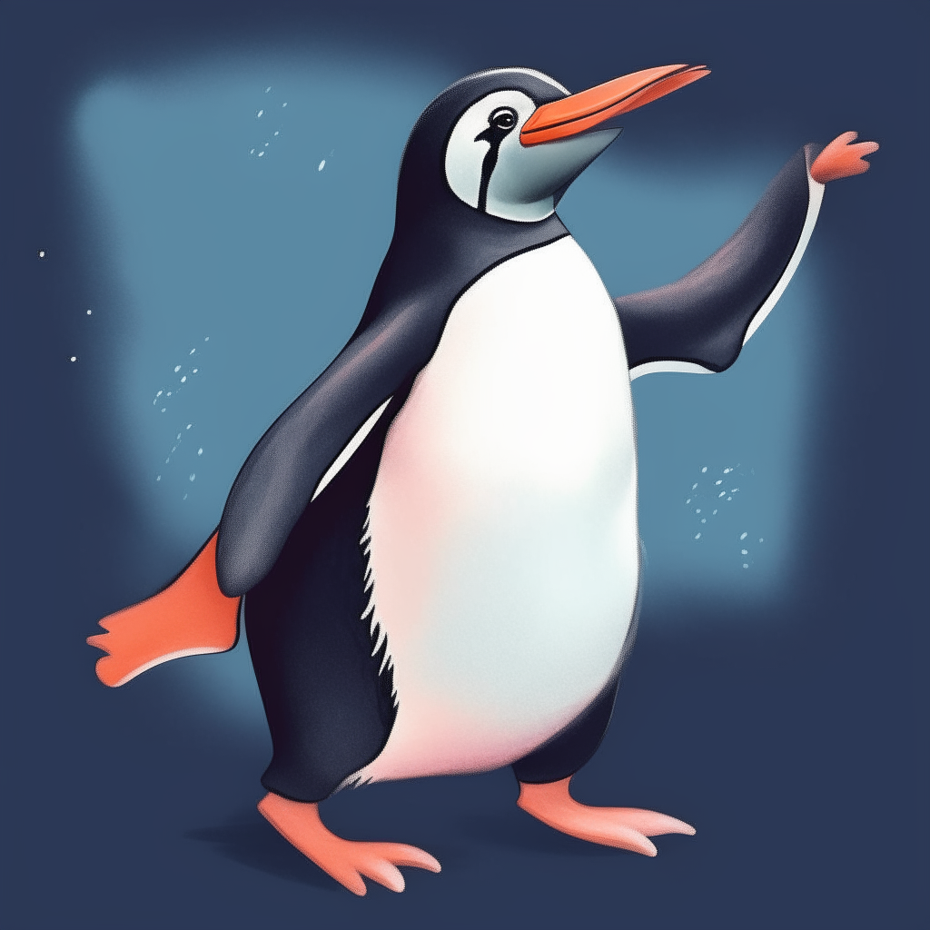 Dancing penguin