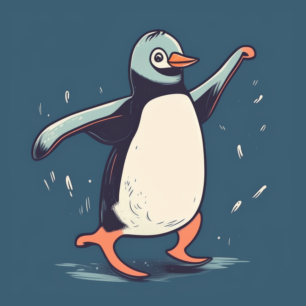 Dancing penguin