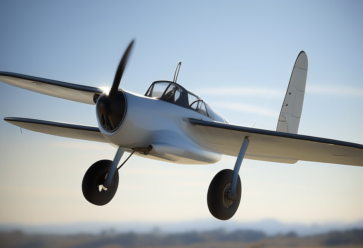 a small single engine prop plane with space for one pilot and one passenger flying a loop the loop aerobatic maneuver