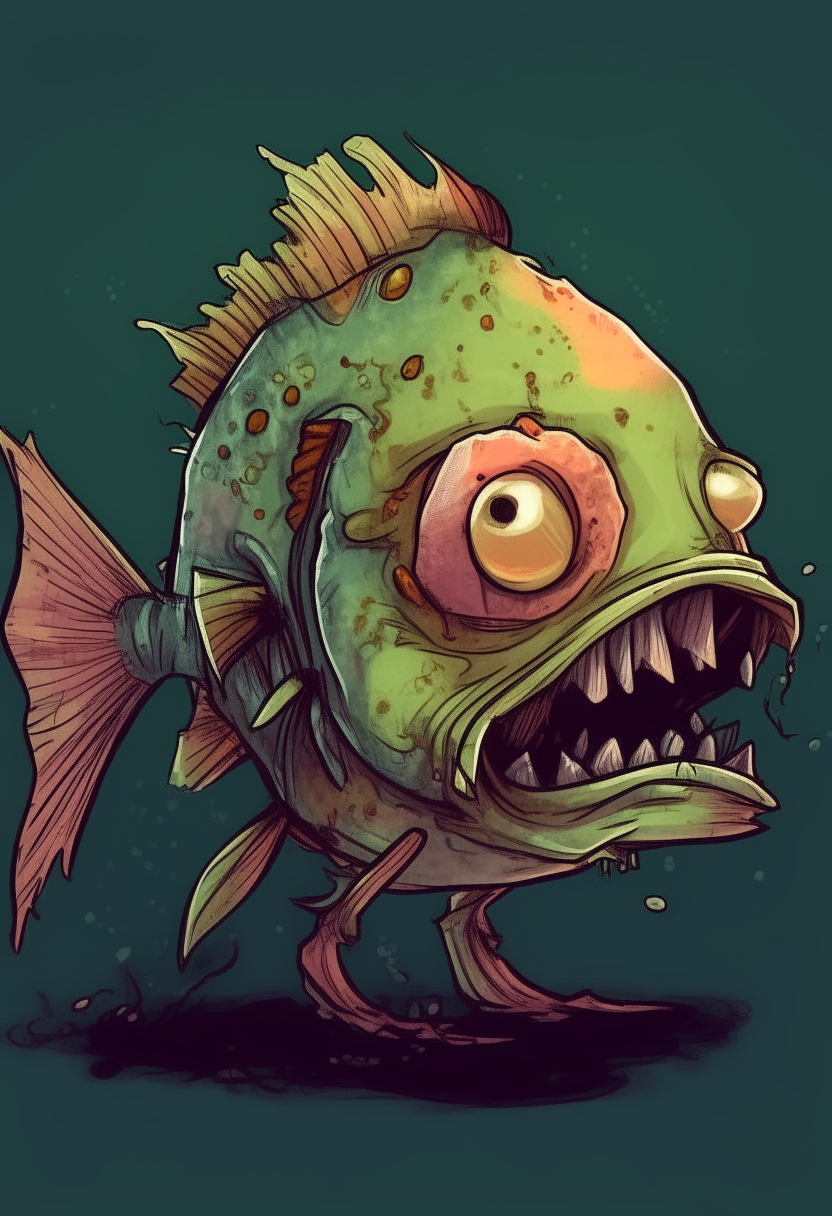 A zombie 
Fish