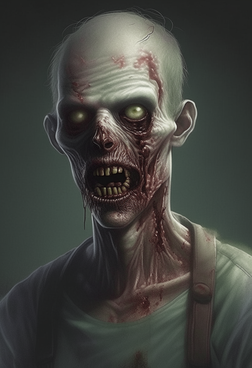 A human zombie 