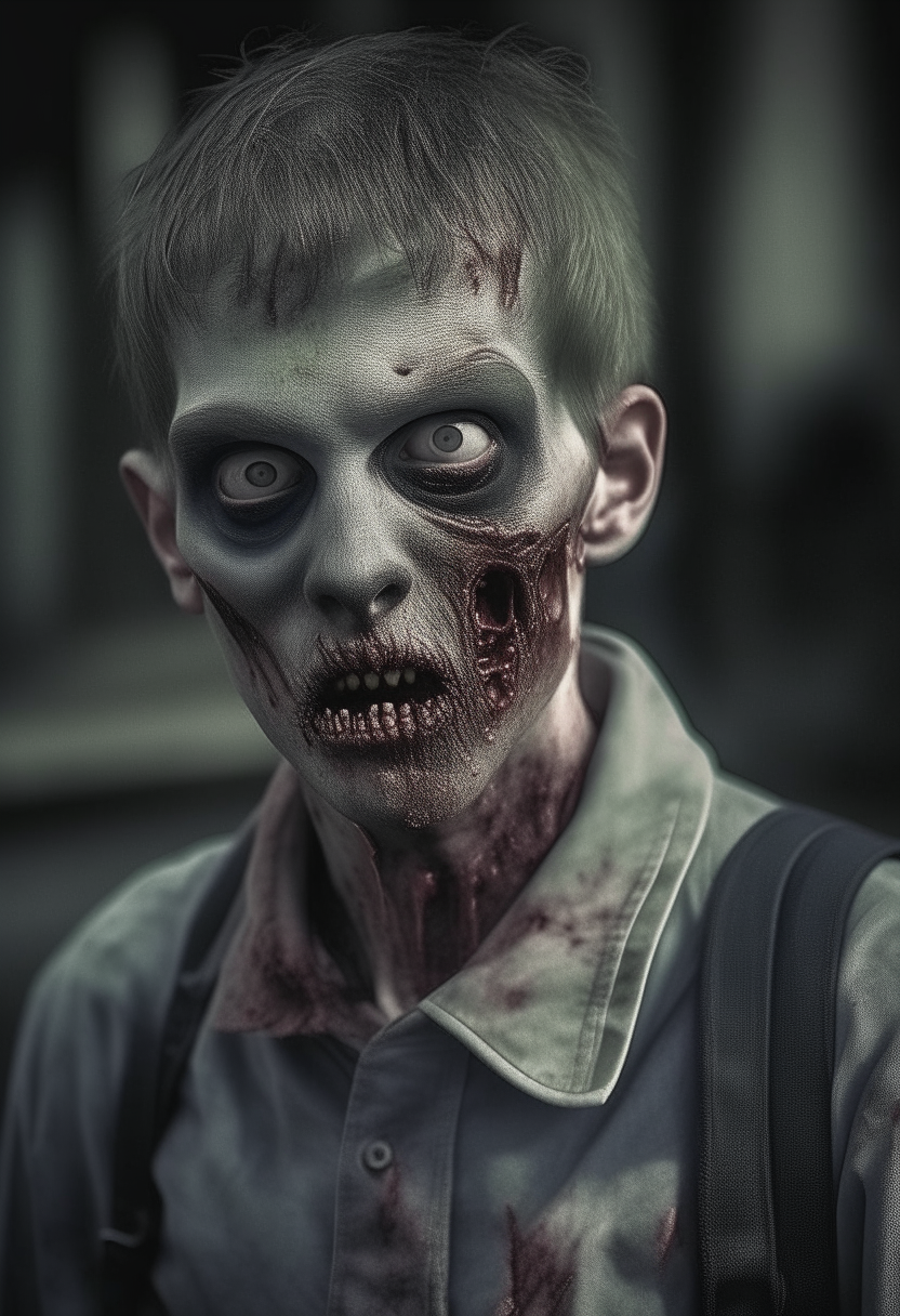A human zombie 