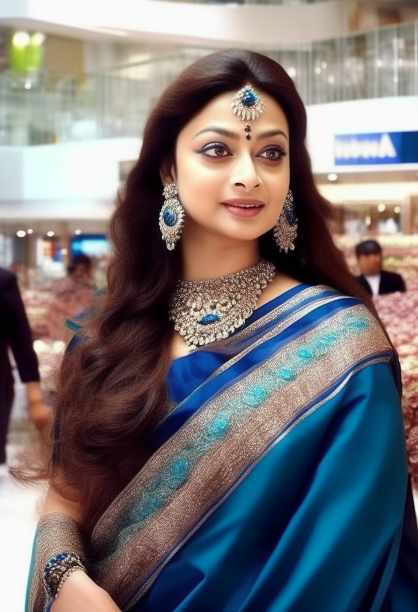 Ultra hyper beautiful aishwarya rai in mall