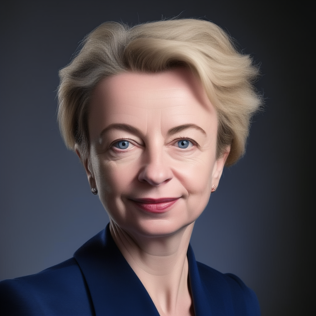 Portrait officiel haute résolution d'Ursula von der Leyen