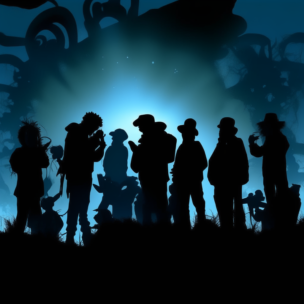 scientists inside a chamber with monsters