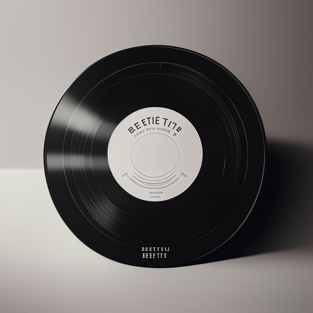 A black CD with a white label and text that reads 'Greatest Hits'