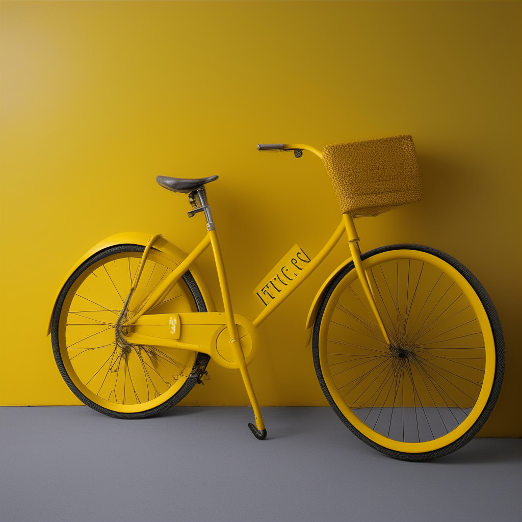 Texto grande amarillo 'EL TAO Y LA BICICLETA'