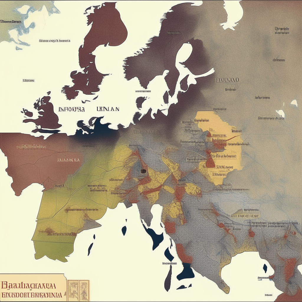 The borders of Spain expand to show completion of the Reconquista in 1492 with the conquest of Granada, the last Muslim stronghold on the Iberian Peninsula